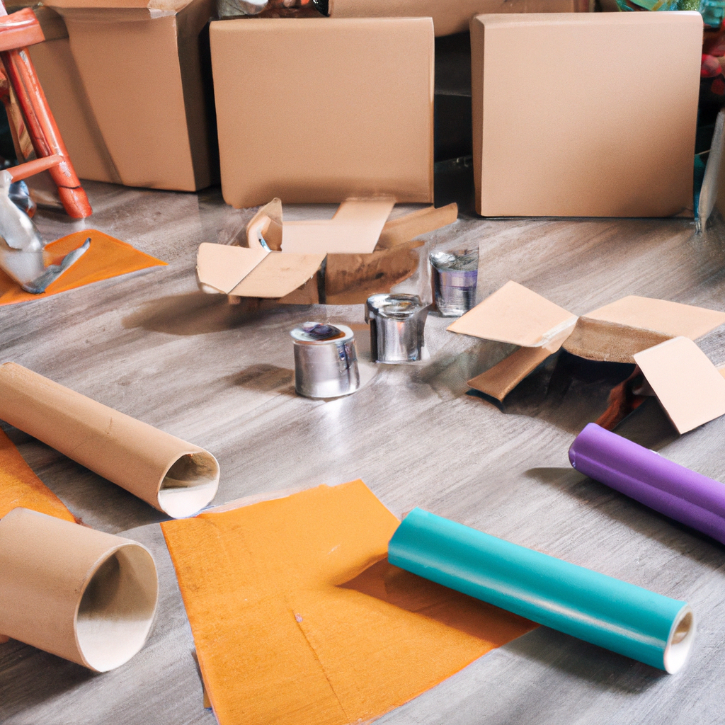 Vyučující vede workshop o recyklaci pro děti